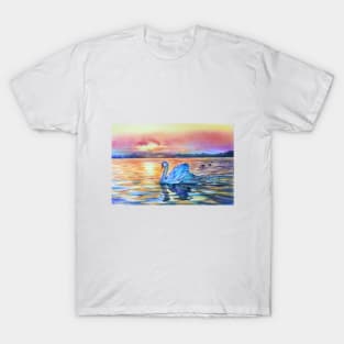 White swan T-Shirt